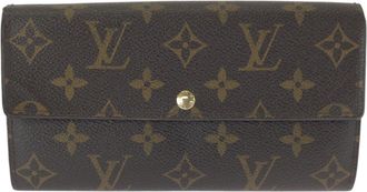 Louis Vuitton Brown Monogram Monogram Long Wallet (Bi-Fold) (Pre-Owned)