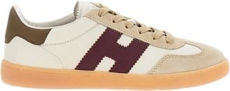 Hogan Beige Cool Allacciato H Nappa Leather Sneakers