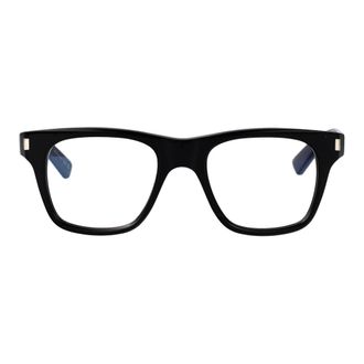 Saint Laurent Corner Angle Optical Frame - male - Saint Laurent - Glasses - Black - 50 MM - Accessories