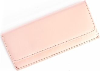 Royce Leather RFID Blocking Leather Clutch Wallet in Light Pink at Nordstrom
