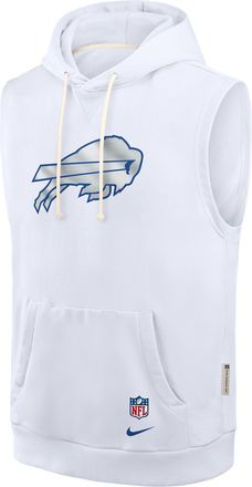 Nike Buffalo Bills Rivalries Collection Sideline Nike Mens Dri-FIT NFL Sleeveless Pullover Hoodie in White | 03B410A81-5D4