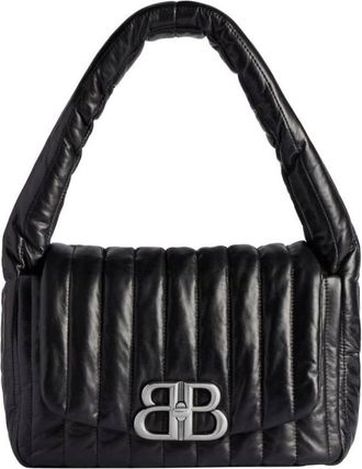 Balenciaga Monaco Padded Quilted Leather Shoulder Bag