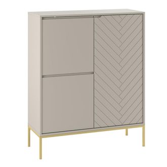 Petits Meubles Aparador alto 3 puertas estratificado 102cm