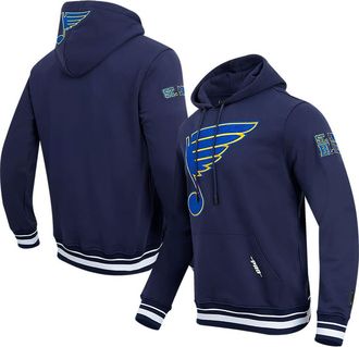 Pro Standard Mens Pro Standard Navy St. Louis Blues Retro Classic Fleece Pullover Hoodie at Nordstrom, Size Small
