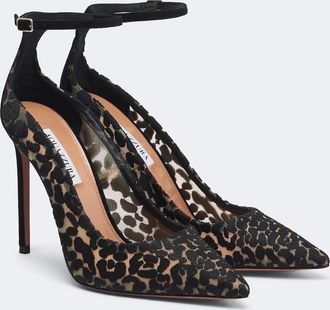 Aquazzura Salones Panthera de malla
