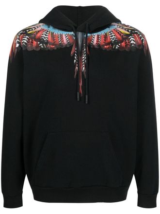 Marcelo Burlon Katoenen hoodie - Zwart