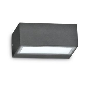 Ideal Lux Ideal Lux - Applique Moderna Twin Alluminio Antracite 1 Luce G9 3W 3000K Luce Calda