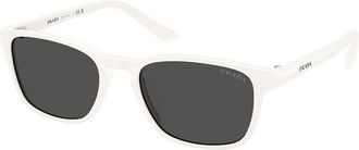 Prada PR D13SU 27M08Z Mens Sunglasses White Size 52