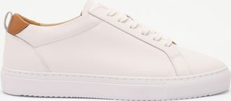 Russell & Bromley RELAY Mens White Leather Classic Trainer