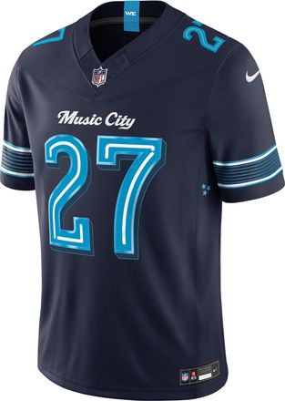 Nike Eddie George Tennessee Titans Rivalries Collection Nike Mens Dri-FIT NFL Limited Jersey in Blue | 37NM0JFOW6T-TLH