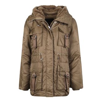 Pinko Pinko, Jassen, Dames, Bruin, S, Parkas