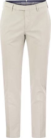 Pantaloni Torino Skinny Trousers In Cotton And Silk