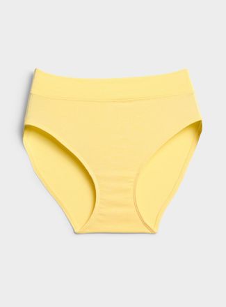 Miiyu Womens Essential ultra-comfortable high-waist bikini panty Organic cotton & TENCEL TM modal