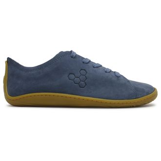 Vivobarefoot Addis Leather Womens Low Top Trainers - UK 4 - US 7 Women - EU 37 - Indigo - Size:UK 4