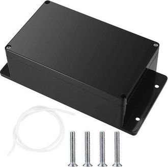 No Brand Caja De Conexiones Impermeable Ip65 Con Orejetas De Montaje, 158x90x64 Mm, Para Cables, Carcasa Electr&oacute;nica, Proyecto De Montaje En Pared Para Exterio
