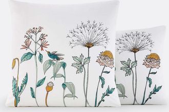 La Redoute Interieurs Kussensloop in perkal, Eden Garden