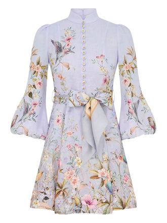 Zimmermann Rebellion Button Mini Dress