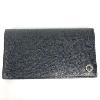 Bulgari Pre-owned Wallets, unisex, Black, Size: ONE SIZE Pre-owned Vintage Leather Wallet