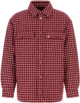 Amiri Giacca-camicia bouclé - Rosso