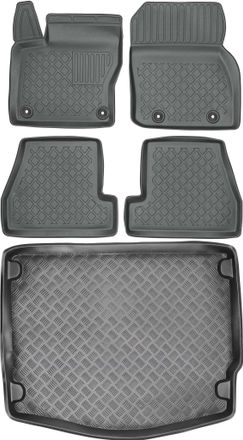 OEM Juego De Alfombrillas Para Coche Y Maletero Para Ford Focus Iii Hatchback (2011-2018)