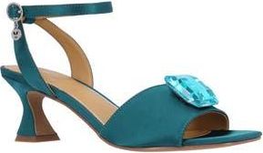 J. Rene&eacute; Nickee Ankle Strap Sandal in Aqua at Nordstrom Rack, Size 9.5