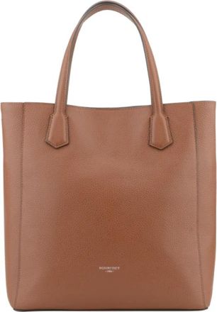 Pourchet Tassen, Dames, Bruin, ONE Size, Leer, Corso Tote Bag
