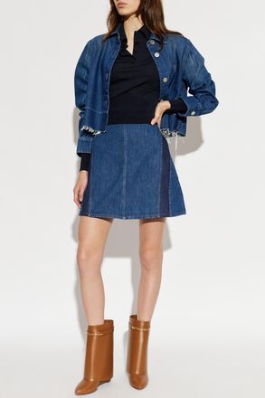Givenchy Denim Shirt, Womens, Navy Blue