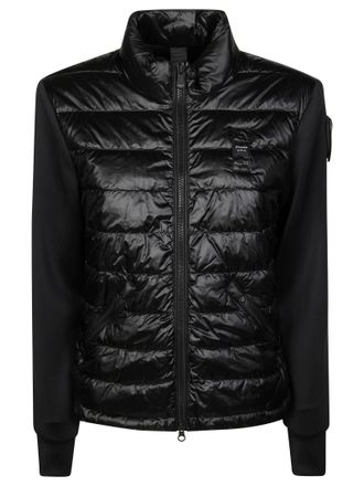 Blauer Black Biker Ny Matte Sleeve Jacket