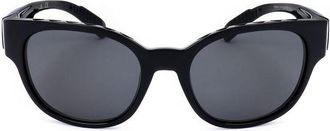 adidas Unisex Black Round Sunglasses SP0009