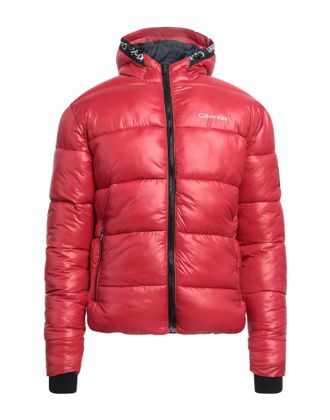 Red calvin klein windbreaker online