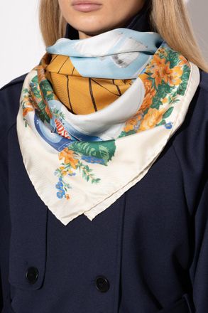 Moschino Silk Scarf, Unisex, Multicolour