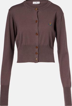 Vivienne Westwood Cardigan Orb in cotone e cashmere