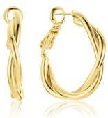 Set & Stones Lainey Twisted Hoops in Gold at Nordstrom