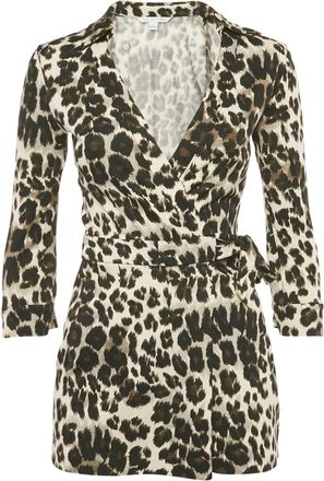 Diane Von F&uuml;rstenberg Tuta corta con stampa - Toni neutri