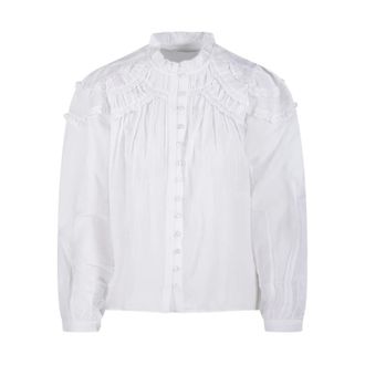 Isabel Marant Dames, Blouses & Shirts, Wit, Maat: S