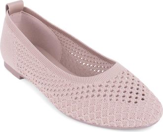 Elie Tahari Oslo Ballet Flat in Natural at Nordstrom, Size 8.5