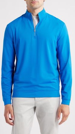 Johnnie-O Motion Performance Quarter Zip in Palisades Blue at Nordstrom, Size Xx-Large