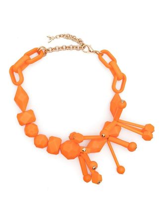 Patrizia Pepe Techno Pop Fly-charm necklace - Gold