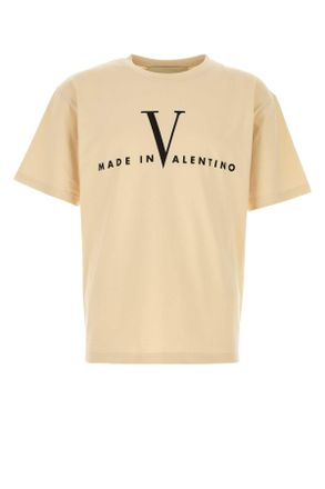 Valentino Garavani Beige Cotton T Shirt