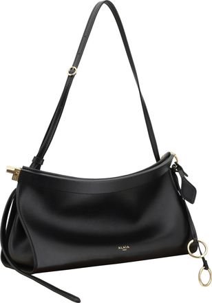 Alaia Womens Shoulder Bag Le Click West Black Calf Leather
