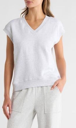 90 Degree by Reflex Fleece Vest in Heather Light Grey at Nordstrom Rack, Size X-Small