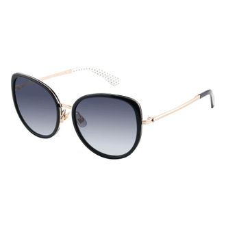 Kate Spade New York Sunglasses, female, Black, 57 MM, Modern Black Sunglasses