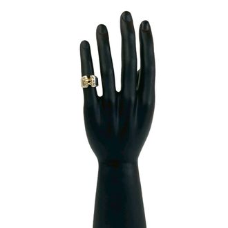 Herm&egrave;s Gold Silver Yellow Gold (18K) Silver 925 Band Ring (Pre-Owned)