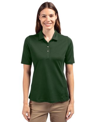 Cutter & Buck Virtue Eco Pique Recycled Womens Polo Shirt