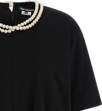Junya Watanabe Womens ivory Necklace T-Shirt