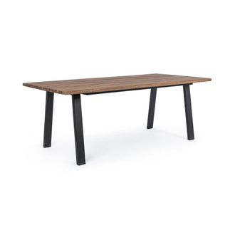 Konte Design Mesa rectangular con tablero de acacia natural