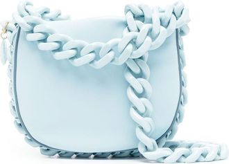Stella McCartney Falabella shoulder bag - women - Polyester/Polyurethane/Polyester/Polyurethane - OS - Blue