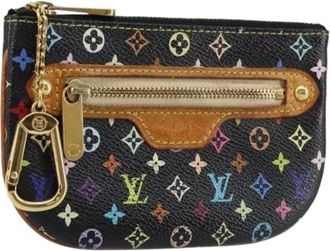 Louis Vuitton Pre-owned Wallets, female, Black, Size: ONE SIZE Pre-owned Vintage Canvas Wallet