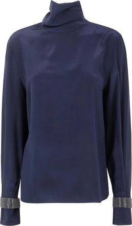 Brunello Cucinelli Blusa a collo alto