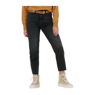 Object Object, Dames, Jeans, Zwart, Maat: XS Denim